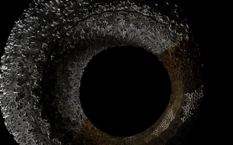 Houdini FX Mesh Tools: ring built from thousands of pieces